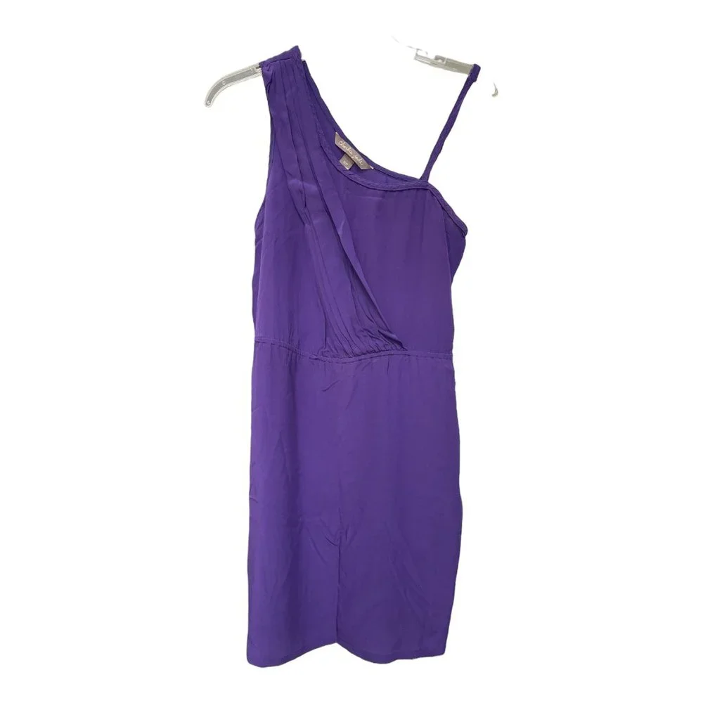 Charlie Jade - One Spaghetti Strap Asymmetrical Silk Dress Women's Size … - Picture 2 of 7